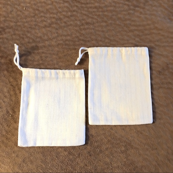 NWOT j.crew (2) drawstring pouches/ bags or dust covers - Picture 2 of 2